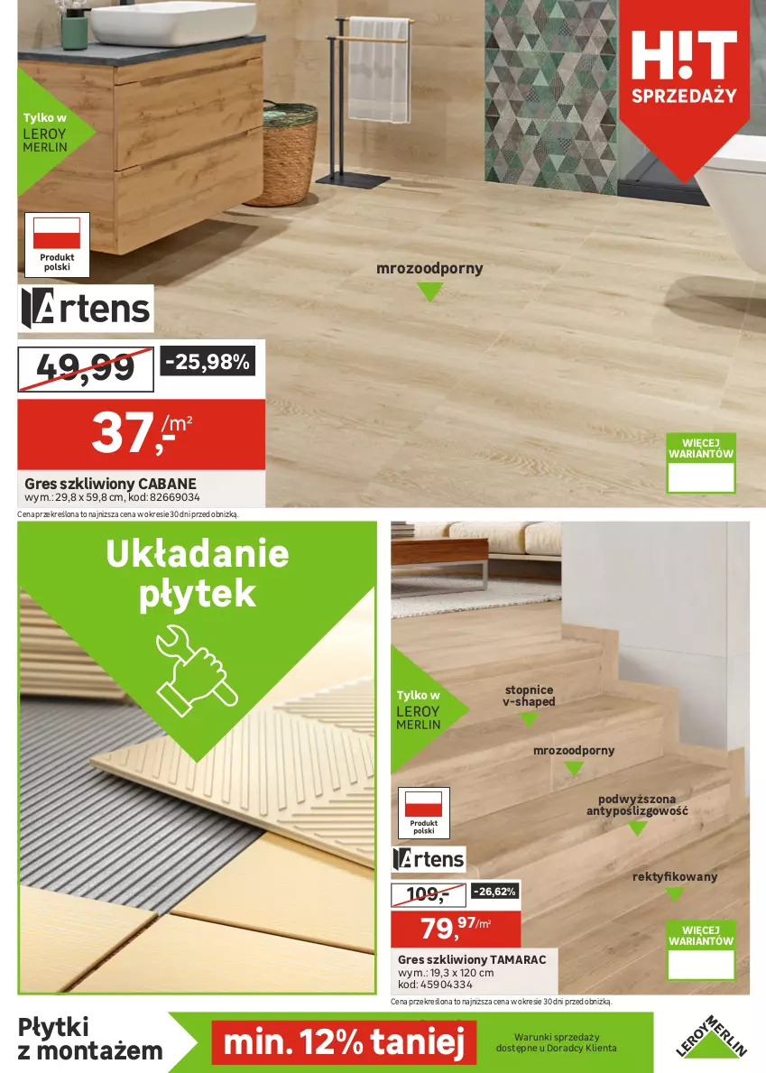 Gazetka promocyjna Leroy Merlin - Gazetka Leroy Merlin - ważna 28.01 do 24.02.2026 - strona 7 - produkty: Gres, Gres szkliwiony, Por, Top