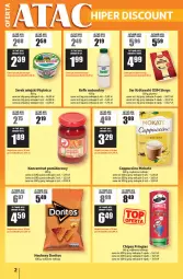 Gazetka promocyjna Auchan - ATAC Hiper Discount - Gazetka - ważna od 06.08 do 06.08.2025 - strona 2 - produkty: Serek wiejski, Koncentrat pomidorowy, Ser, Gra, Królewski, Piątnica, Kefir naturalny, Chipsy, Serek, Pringles, Cappuccino, Kefir