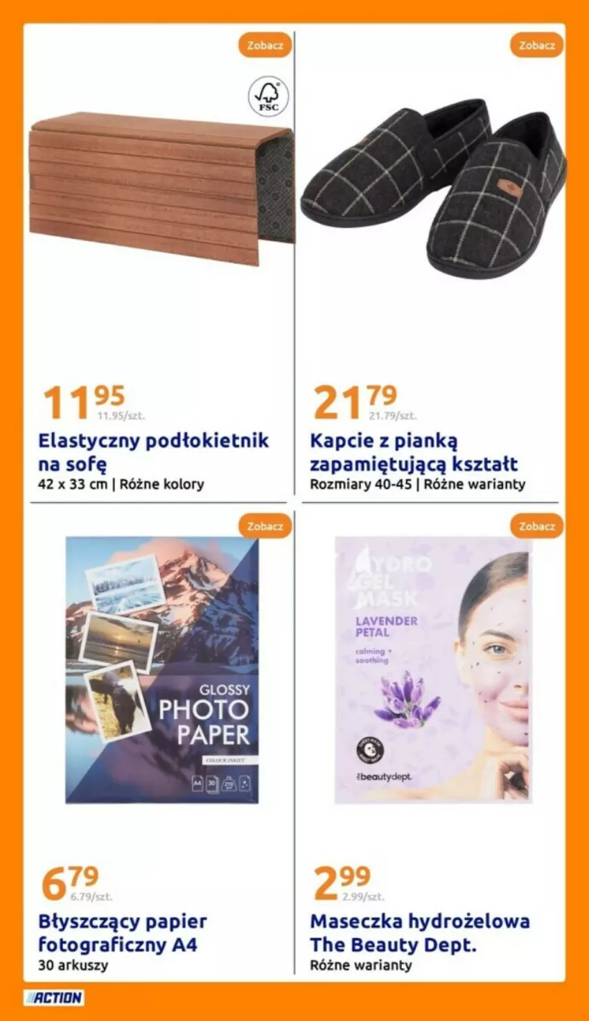 Gazetka promocyjna Action - ważna 25.12 do 31.12.2024 - strona 24 - produkty: Gra, Kapcie, Papier