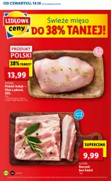 Gazetka promocyjna Lidl - GAZETKA - Gazetka - ważna od 17.10 do 17.10.2021 - strona 14 - produkty: Por, Boczek bez kości, Boczek, Mięso