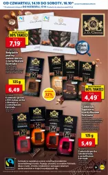 Gazetka promocyjna Lidl - GAZETKA - Gazetka - ważna od 17.10 do 17.10.2021 - strona 31 - produkty: Ser, Praliny, Czekolada, Czekolada gorzka, Owoce morza, Owoce, Deser, Kakao, LG, Fa