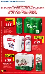Gazetka promocyjna Lidl - GAZETKA - Gazetka - ważna od 17.10 do 17.10.2021 - strona 36 - produkty: Namysłów, Carlsberg