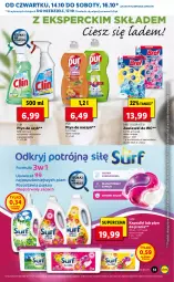 Gazetka promocyjna Lidl - GAZETKA - Gazetka - ważna od 17.10 do 17.10.2021 - strona 51 - produkty: Płyn do prania, Por, Pur, Zawieszki, Bref, Surf, Clin, Płyn do szyb