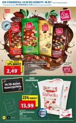 Gazetka promocyjna Lidl - GAZETKA - Gazetka - ważna od 17.10 do 17.10.2021 - strona 6 - produkty: Ser, Por, Praliny, Raffaello, Czekolada, Deser, Kakao, Kokos, Fa