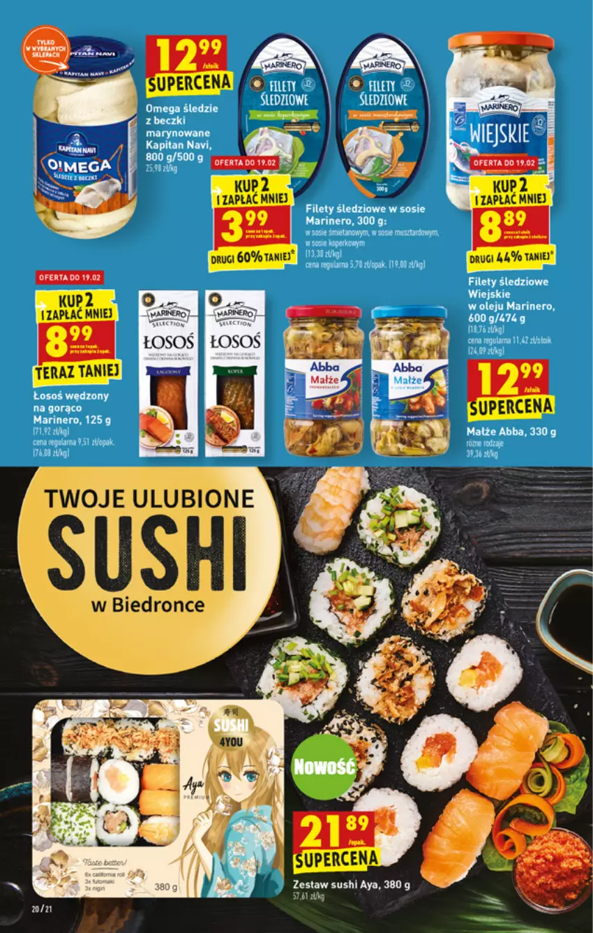 Gazetka promocyjna Biedronka - W tym tygodniu - ważna 17.02 do 23.02.2022 - strona 20 - produkty: Sushi, Tera