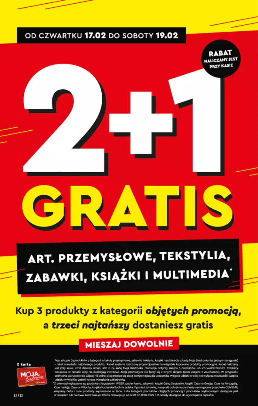 Gazetka promocyjna Biedronka - W tym tygodniu - ważna 17.02 do 23.02.2022 - strona 62 - produkty: Fa, Gra, Kask, Koc, LG, Rama
