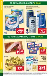 Gazetka promocyjna Stokrotka - Supermarket - Gazetka - ważna od 14.01 do 14.01.2026 - strona 4 - produkty: Banany, Warzywa, Gra, Papier, Mlekovita, Napoje, Optima, Ręcznik, Avocado, Foxy, Owoce, Alpro, Masło, Mięso, Nivea, Mleko
