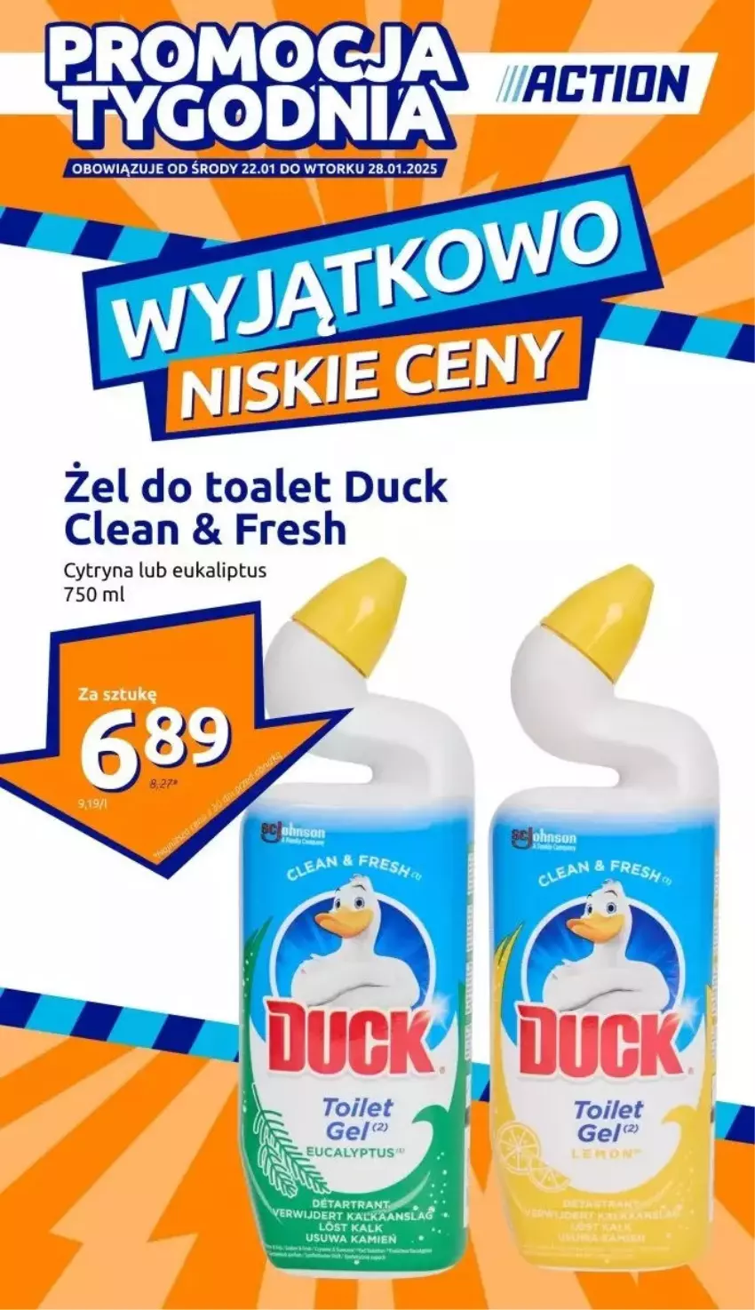 Gazetka promocyjna Action - ważna 22.01 do 28.01.2025 - strona 1 - produkty: Duck