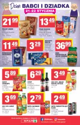 Gazetka promocyjna Spar - Spar - Gazetka - ważna od 25.01 do 25.01.2023 - strona 8 - produkty: Sok, Praliny, Lindor, Chipsy, Coca-Cola, Lack, Fortuna, Mleczko, Napój gazowany, Ptasie mleczko, Syrop, Delicje, Lorenz, Jacobs, Napój, Biszkopty, Herbapol, K2