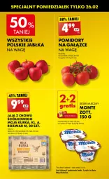 Gazetka promocyjna Biedronka - Od poniedzialku - Gazetka - ważna od 02.03 do 02.03.2024 - strona 3 - produkty: Deser mleczny, Ser, Gra, Jaja, Deser, Pomidory, Monte, Jabłka