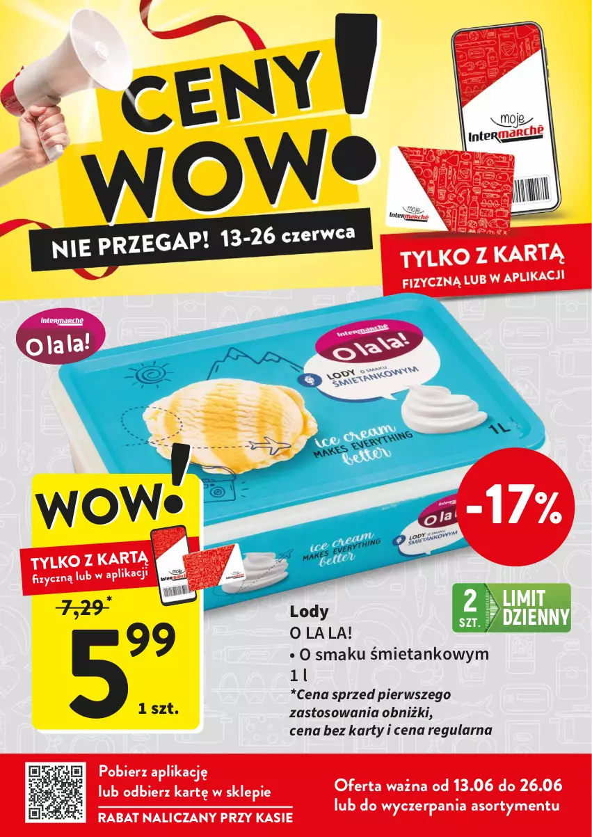 Gazetka promocyjna Intermarche - ważna 13.06 do 26.06.2024 - strona 4 - produkty: Lody