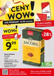 Gazetka promocyjna Intermarche - Gazetka - ważna od 26.06 do 26.06.2024 - strona 1 - produkty: Kawa mielona, Kawa, Jacobs