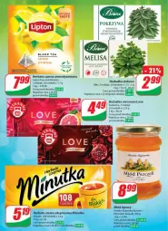 Gazetka promocyjna Dino - Gazetka 010 - Gazetka - ważna od 12.03 do 12.03.2024 - strona 13 - produkty: Herbata czarna, Fusion, Lipton, Miód, Teekanne, Herbata
