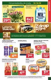 Gazetka promocyjna Stokrotka - Market - Gazetka - ważna od 14.10 do 14.10.2026 - strona 11 - produkty: Nałęczowianka, Krakus, Gra, Isla, Jogurt, Parówki, Mlekovita, Lipton, Bukiet, Delma, Flora, Woda, Herbata, Lay’s, Jogurt pitny, Krakersy, Mleko