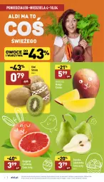 Gazetka promocyjna Aldi - Katalog spożywczy - Gazetka - ważna od 10.04 do 10.04.2022 - strona 2 - produkty: Warzywa, Kiwi, Owoce, Mango, Grejpfrut