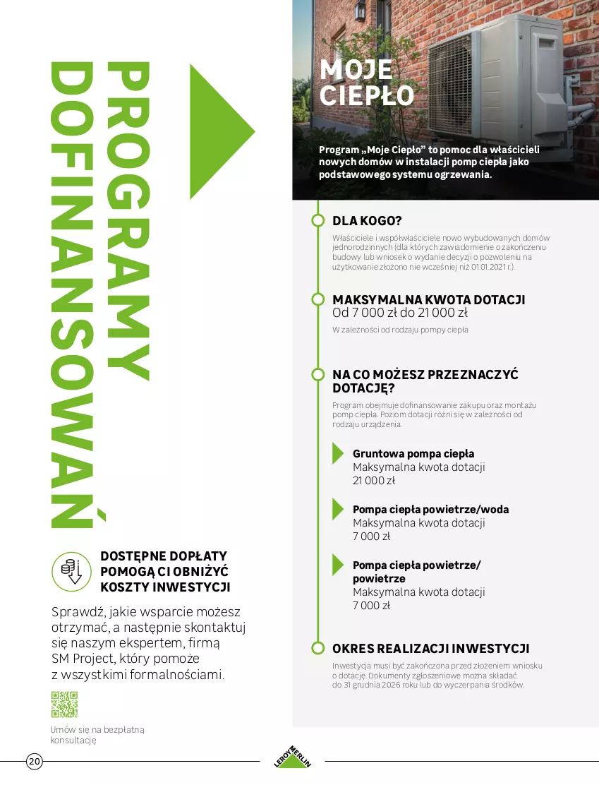 Gazetka promocyjna Leroy Merlin - Gazetka Leroy Merlin - ważna 01.01 do 31.12.2026 - strona 20 - produkty: Drzwi, Gra, Grunt, Kosz, Mus, Piec, Rama, Top, Woda