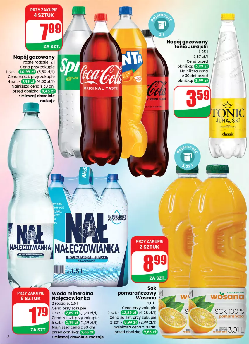 Gazetka promocyjna Dino - Gazetka 10 / 2026 - ważna 04.03 do 10.03.2026 - strona 2 - produkty: Gin, Napój, Napój gazowany, Sok
