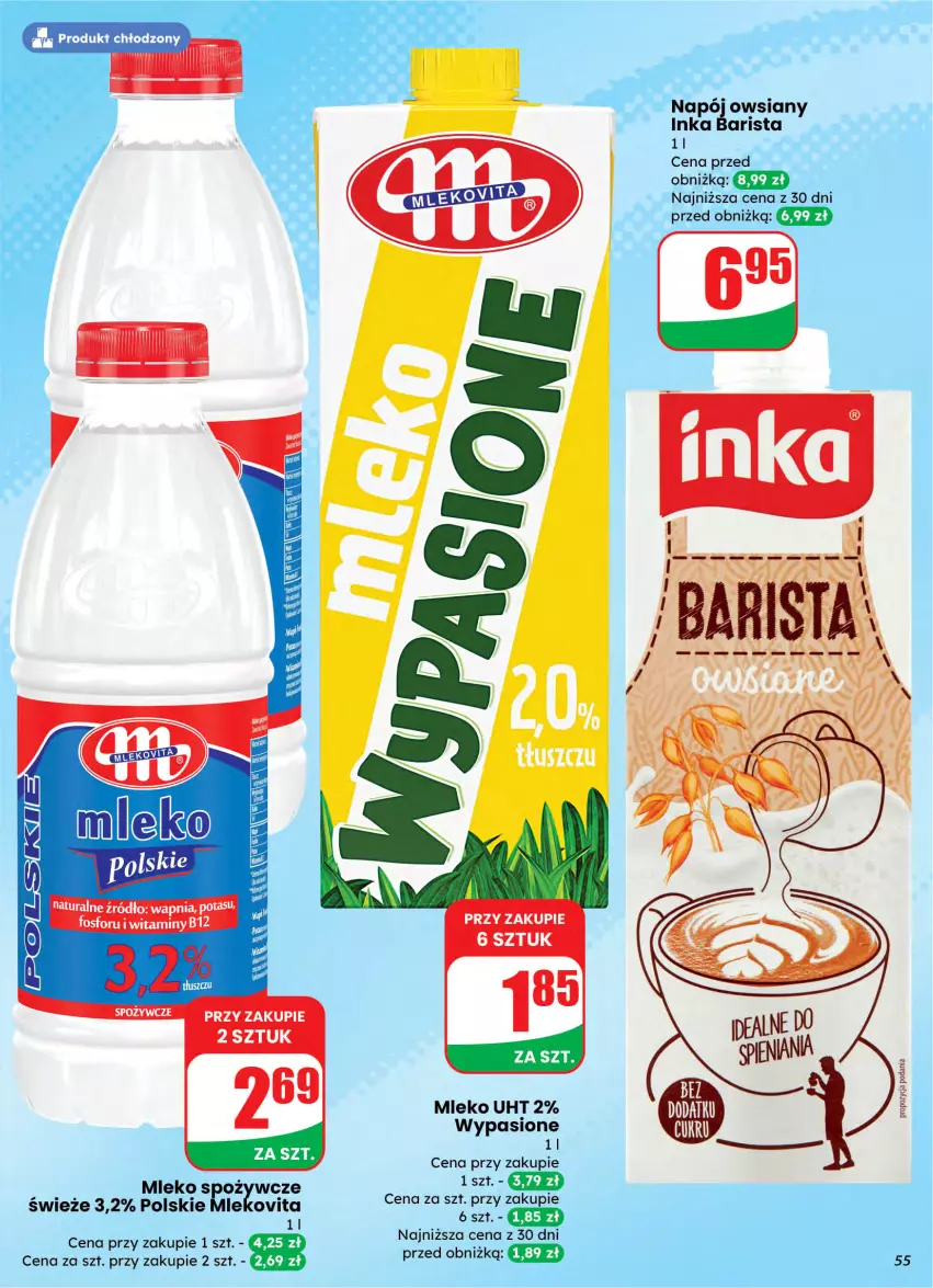 Gazetka promocyjna Dino - Gazetka 10 / 2026 - ważna 04.03 do 10.03.2026 - strona 55 - produkty: Inka, Mleko, Napój