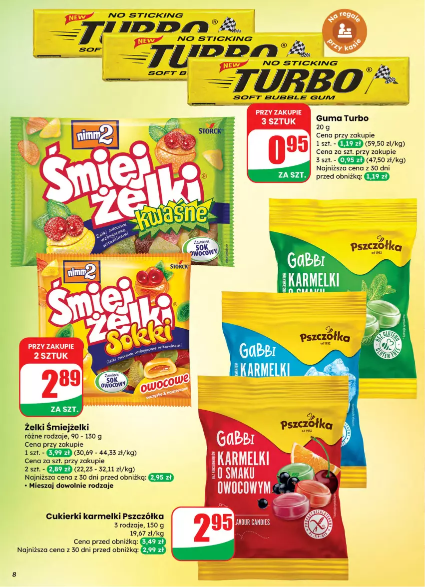 Gazetka promocyjna Dino - Gazetka 10 / 2026 - ważna 04.03 do 10.03.2026 - strona 8 - produkty: Cukier, Cukierki, Ser, Sok