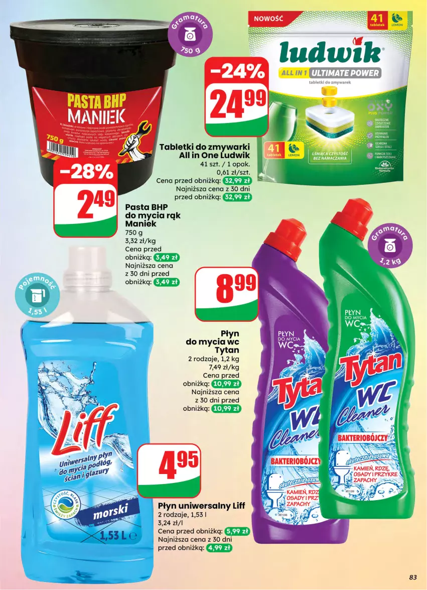 Gazetka promocyjna Dino - Gazetka 10 / 2026 - ważna 04.03 do 10.03.2026 - strona 81 - produkty: HP, Ludwik, Tablet, Tabletki do zmywarki, Tytan, Zmywarki