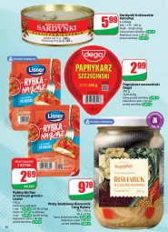Gazetka promocyjna Dino - Gazetka 10 / 2026 - Gazetka - ważna od 10.03 do 10.03.2026 - strona 40 - produkty: Sos, Gin, Paprykarz, Płaty śledziowe, Królewski, Papryka, Sardynki, Paprykarz szczeciński, Lisner, Fa