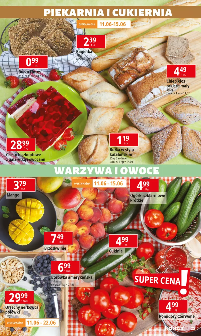 Gazetka promocyjna E Leclerc - ważna 11.06 do 22.06.2024 - strona 25 - produkty: Chleb