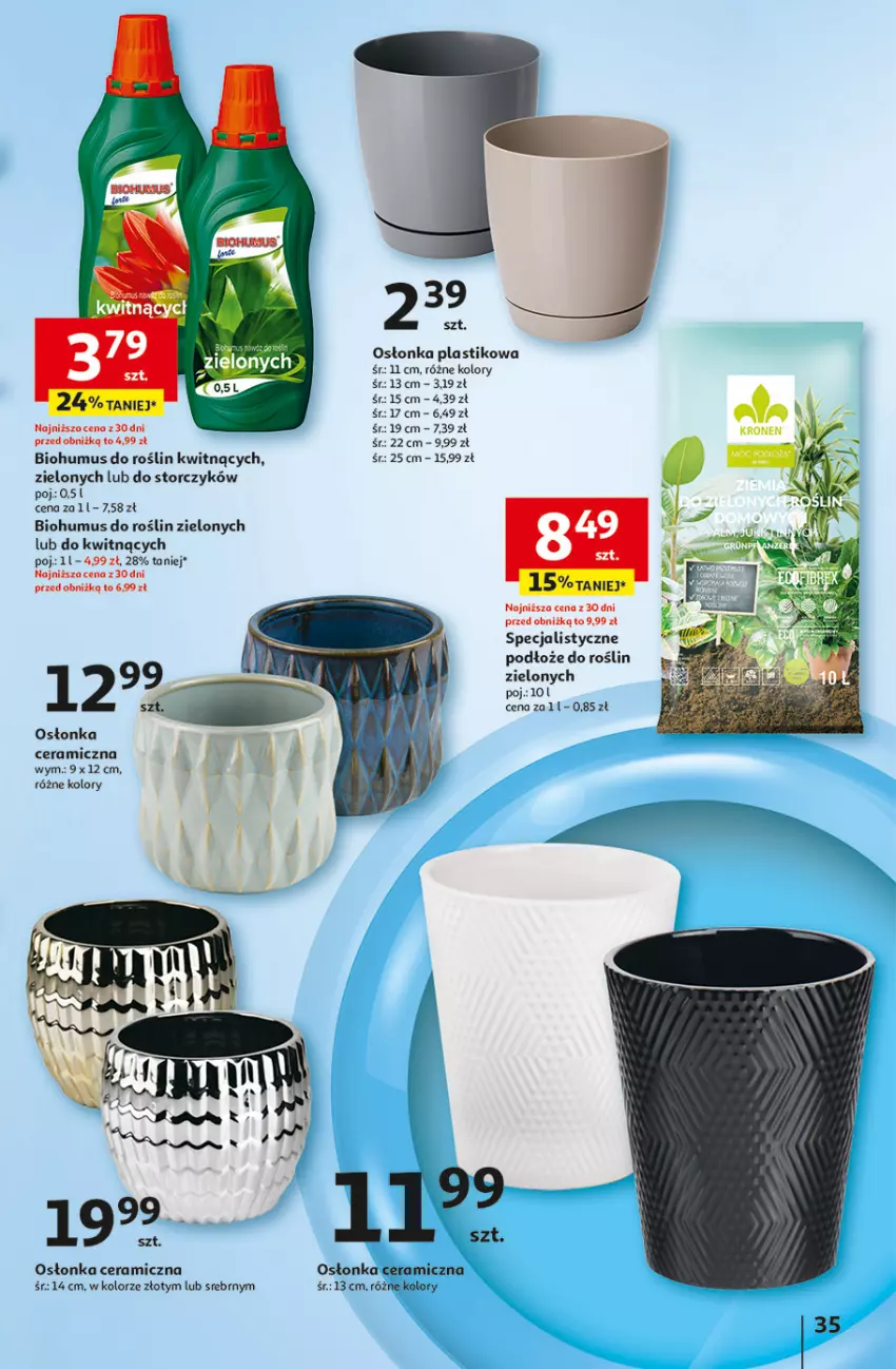 Gazetka promocyjna Auchan - Pewność Niskich Cen Hipermarket - ważna 30.01 do 05.02.2025 - strona 41 - produkty: Biohumus, Mus, Osłonka, Podłoże do roślin, Storczyk