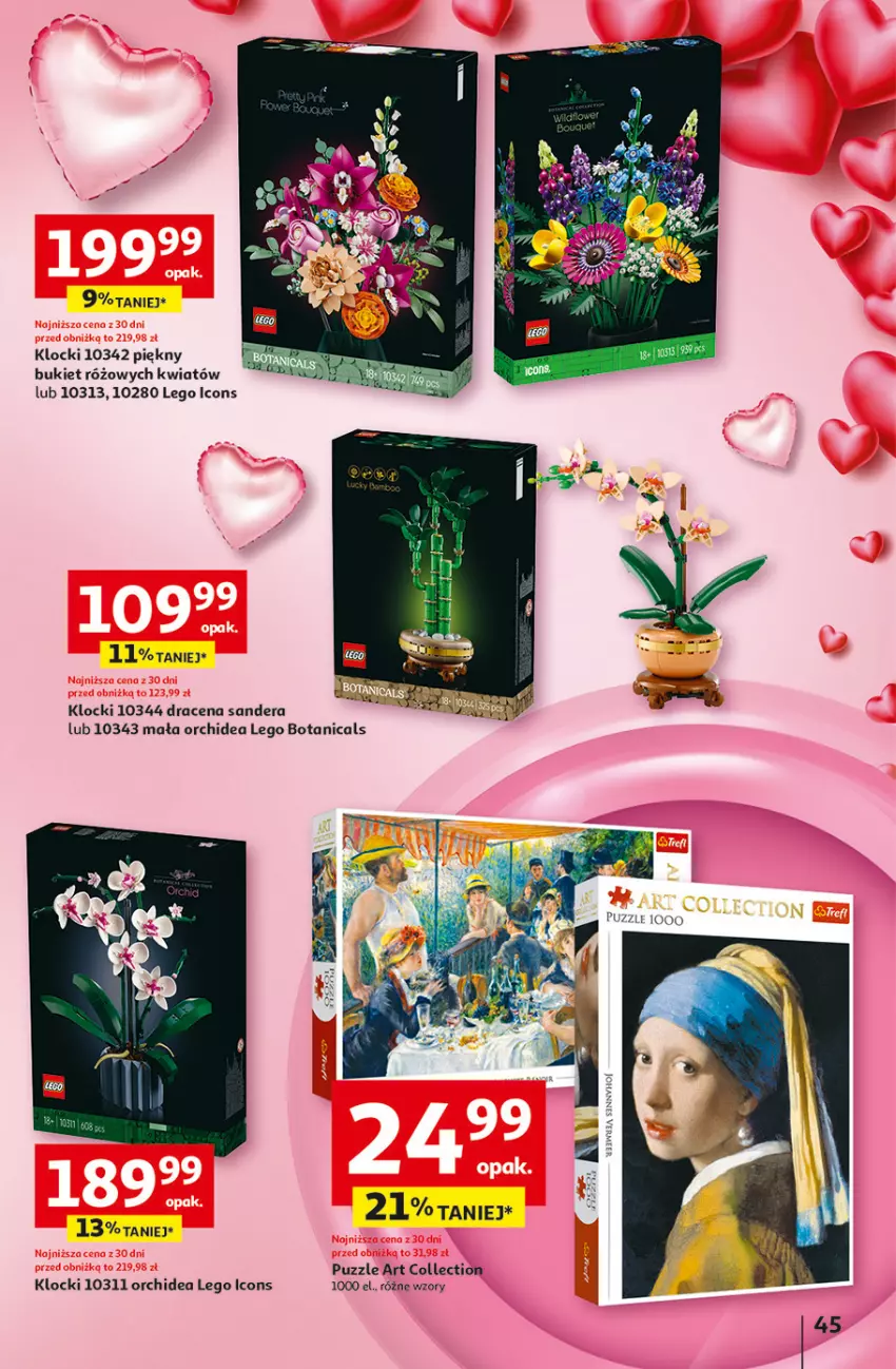 Gazetka promocyjna Auchan - Pewność Niskich Cen Hipermarket - ważna 30.01 do 05.02.2025 - strona 51 - produkty: Bukiet, Klocki, LEGO, Puzzle