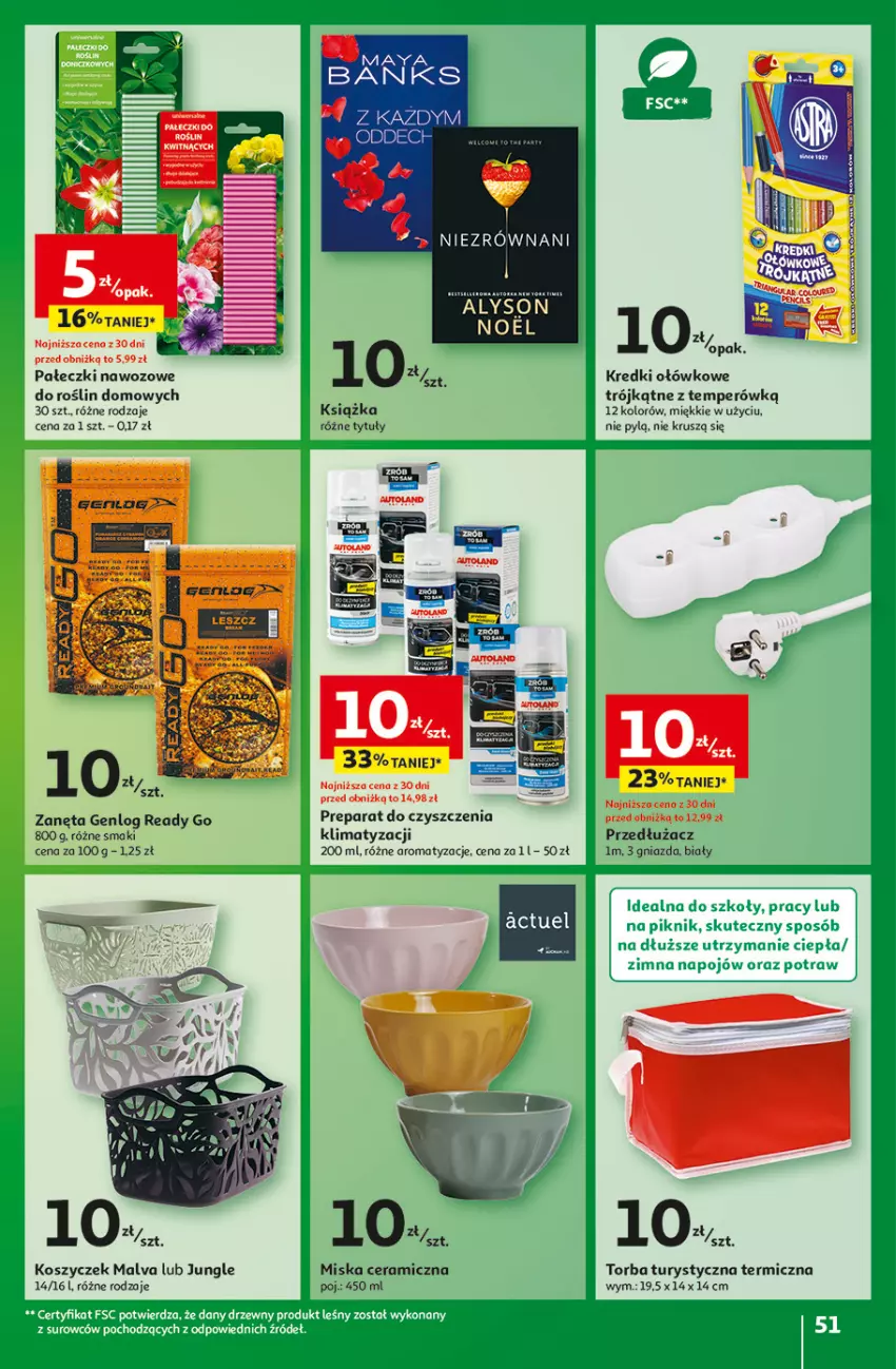 Gazetka promocyjna Auchan - Pewność Niskich Cen Hipermarket - ważna 30.01 do 05.02.2025 - strona 57 - produkty: Kosz, Książka, Miska, Preparat do czyszczenia, Torba