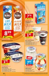 Gazetka promocyjna Auchan - Pewność Niskich Cen Hipermarket - Gazetka - ważna od 05.02 do 05.02.2025 - strona 22 - produkty: Ser, Jogurt owocowy, Jogurt, Mleko zagęszczone, Fanta, Deser, Napój, Kokos, Mleko, Fa