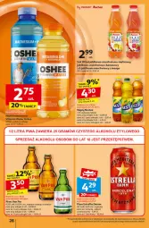 Gazetka promocyjna Auchan - Pewność Niskich Cen Hipermarket - Gazetka - ważna od 05.02 do 05.02.2025 - strona 30 - produkty: Piwo, Sok, Pur, Napój izotoniczny, Oshee, Mango, Napój, Nestea