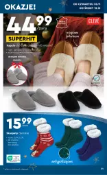 Gazetka promocyjna Biedronka - Mikołaj Okazje tygodnia - Gazetka - ważna od 10.12 do 10.12.2023 - strona 31 - produkty: Kapcie, Karp