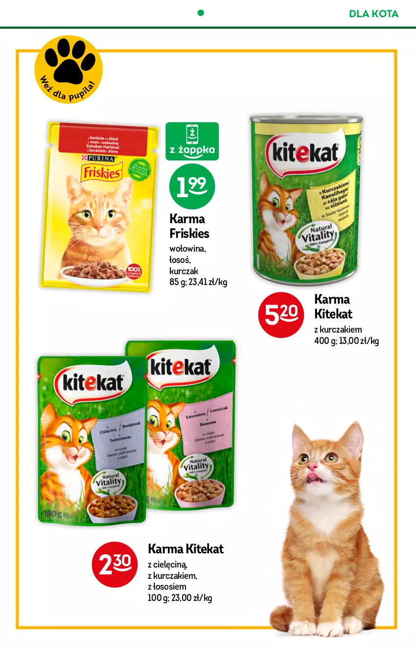 Gazetka promocyjna Żabka - ważna 22.09 do 28.09.2021 - strona 45 - produkty: Friskies, KiteKat, Kurczak, Sos, Wołowina