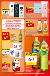 Gazetka promocyjna Auchan - 30 Lat Supermarket - Gazetka - ważna od 07.10 do 07.10.2026 - strona 7 - produkty: Piwa, Piwo, Patyczki kosmetyczne, Sok, Ser, Gra, Kask, Lipton, Płatki kosmetyczne, Napój, Nivea