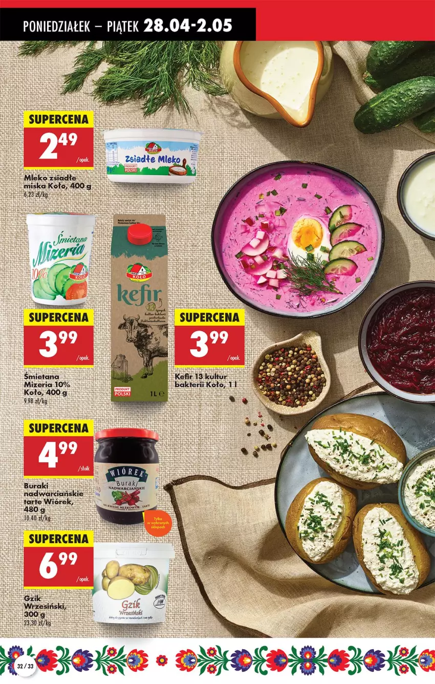 Gazetka promocyjna Biedronka - Od Poniedziałku - ważna 28.04 do 03.05.2025 - strona 38 - produkty: Kefir