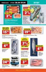 Gazetka promocyjna Biedronka - Od Poniedziałku - Gazetka - ważna od 03.05 do 03.05.2025 - strona 42 - produkty: Karmazyn tusza, Sos, Pstrąg tęczowy, Filet z pstrąga, Tusz, Mule, Pstrąg, Krewetki