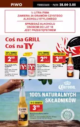 Gazetka promocyjna Biedronka - Od Poniedziałku - Gazetka - ważna od 03.05 do 03.05.2025 - strona 63 - produkty: Piwa, Piwo, Gra, Tyskie, Corona Extra, Grill