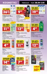 Gazetka promocyjna Biedronka - Od Poniedziałku - Gazetka - ważna od 03.05 do 03.05.2025 - strona 65 - produkty: Nivea Men, Ser, Odzywka do włosów, Pianka do golenia, Maska do włosów, Venus, Schauma, Szampon, Gillette, Be Be, Maska, Mach3, Niuqi, Nivea, Fa
