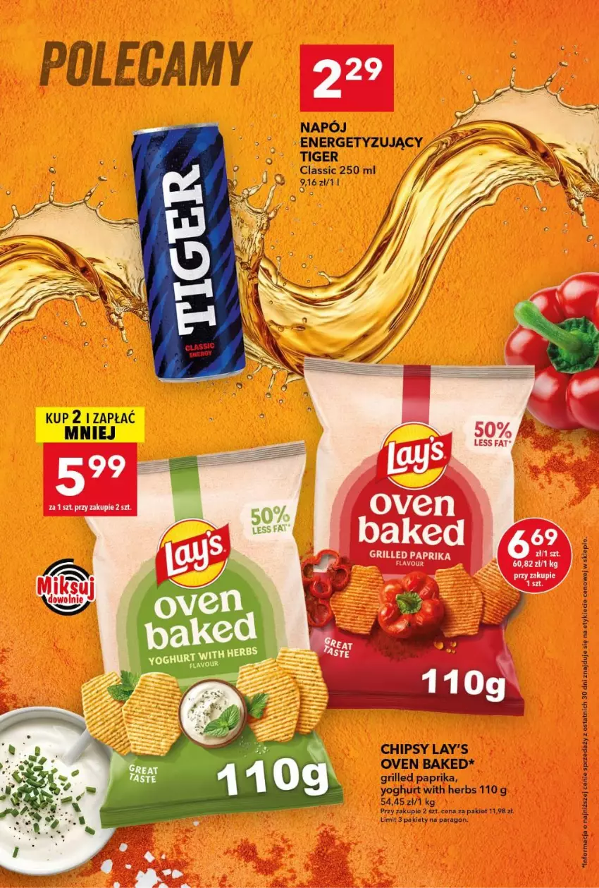Gazetka promocyjna Lewiatan - Gazetka ogólnopolska - ważna 08.10 do 14.10.2026 - strona 11 - produkty: Chipsy, Grill, Napój, Tiger