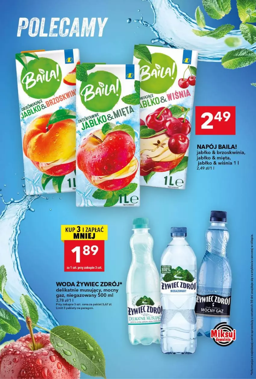 Gazetka promocyjna Lewiatan - Gazetka ogólnopolska - ważna 08.10 do 14.10.2026 - strona 12 - produkty: Mięta, Mus, Napój, Woda