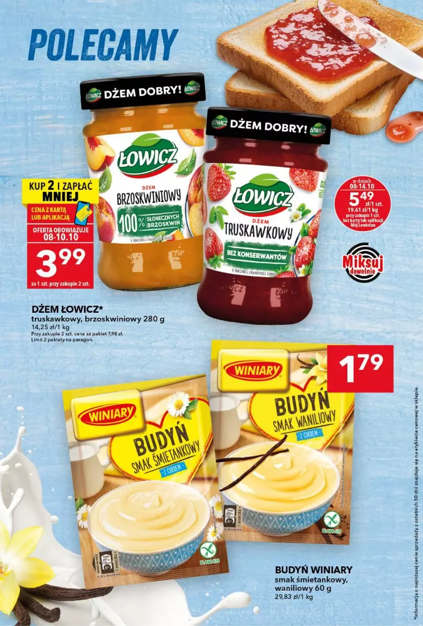Gazetka promocyjna Lewiatan - Gazetka ogólnopolska - ważna 08.10 do 14.10.2026 - strona 7 - produkty: Budyń, Dżem, Winiary