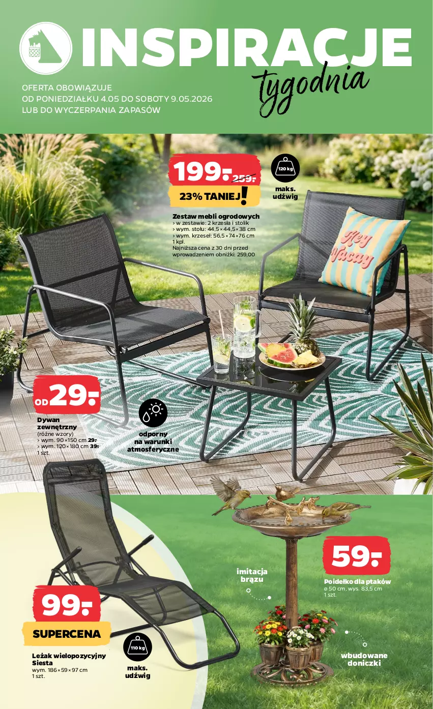 Gazetka promocyjna Netto - Od Poniedziałku - ważna 04.05 do 09.05.2026 - strona 2 - produkty: Dywan, Dźwig, Por, Stolik