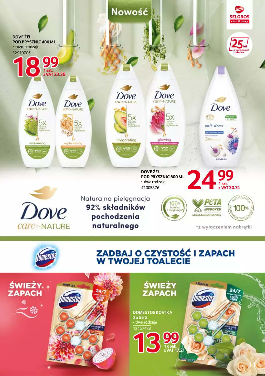 Gazetka promocyjna Selgros - Katalog Markowe Produkty - ważna 15.06 do 29.06.2022 - strona 11 - produkty: Domestos, Dove