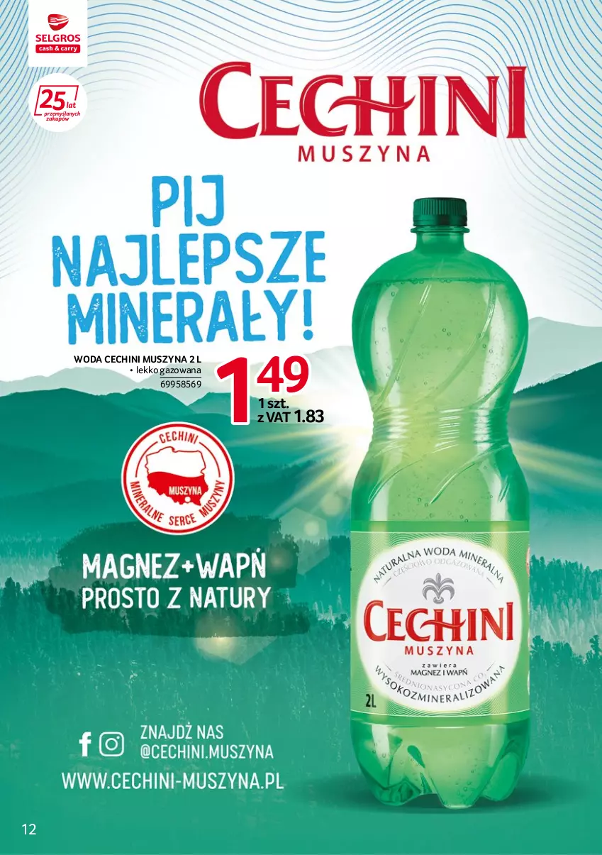 Gazetka promocyjna Selgros - Katalog Markowe Produkty - ważna 15.06 do 29.06.2022 - strona 12 - produkty: Mus, Szyna, Woda