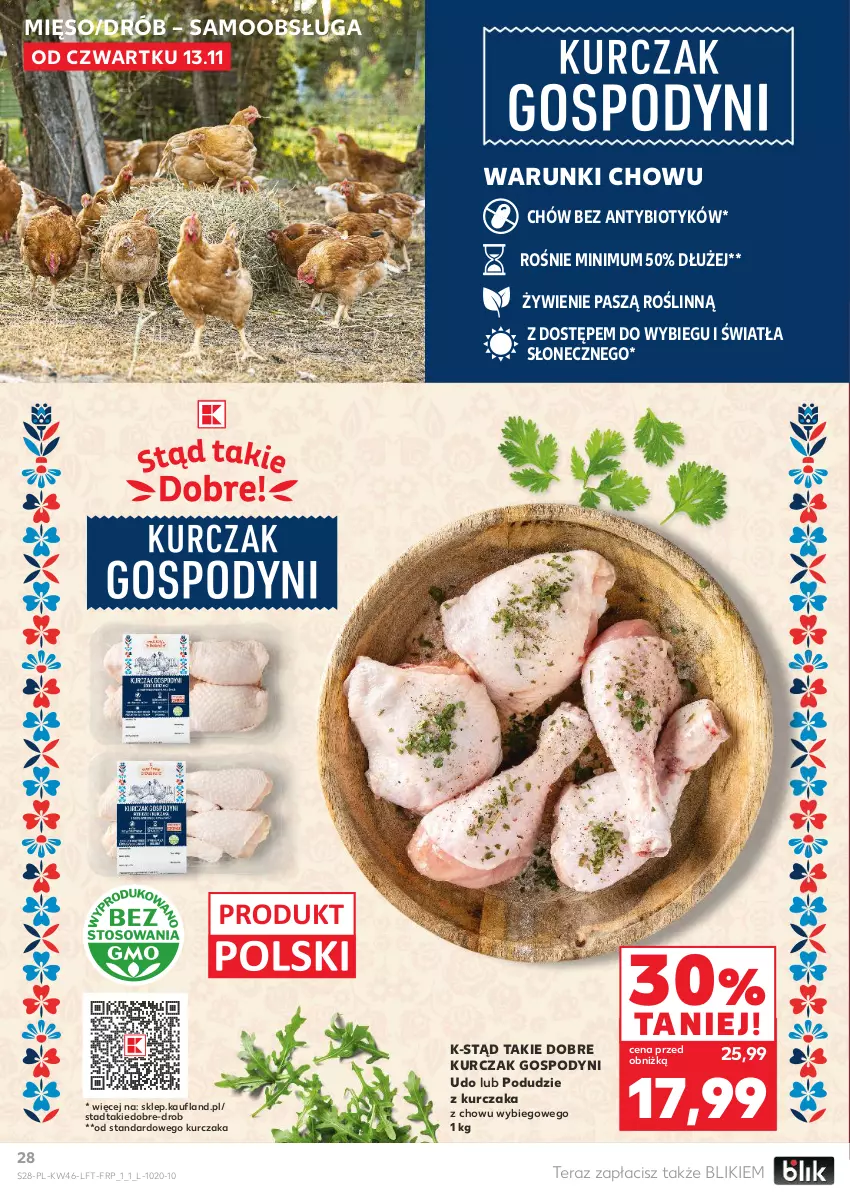 Gazetka promocyjna Kaufland - Gazetka tygodnia - ważna 13.11 do 19.11.2025 - strona 28 - produkty: Drób, Kurczak, Mięso, Podudzie z kurczaka, Tera