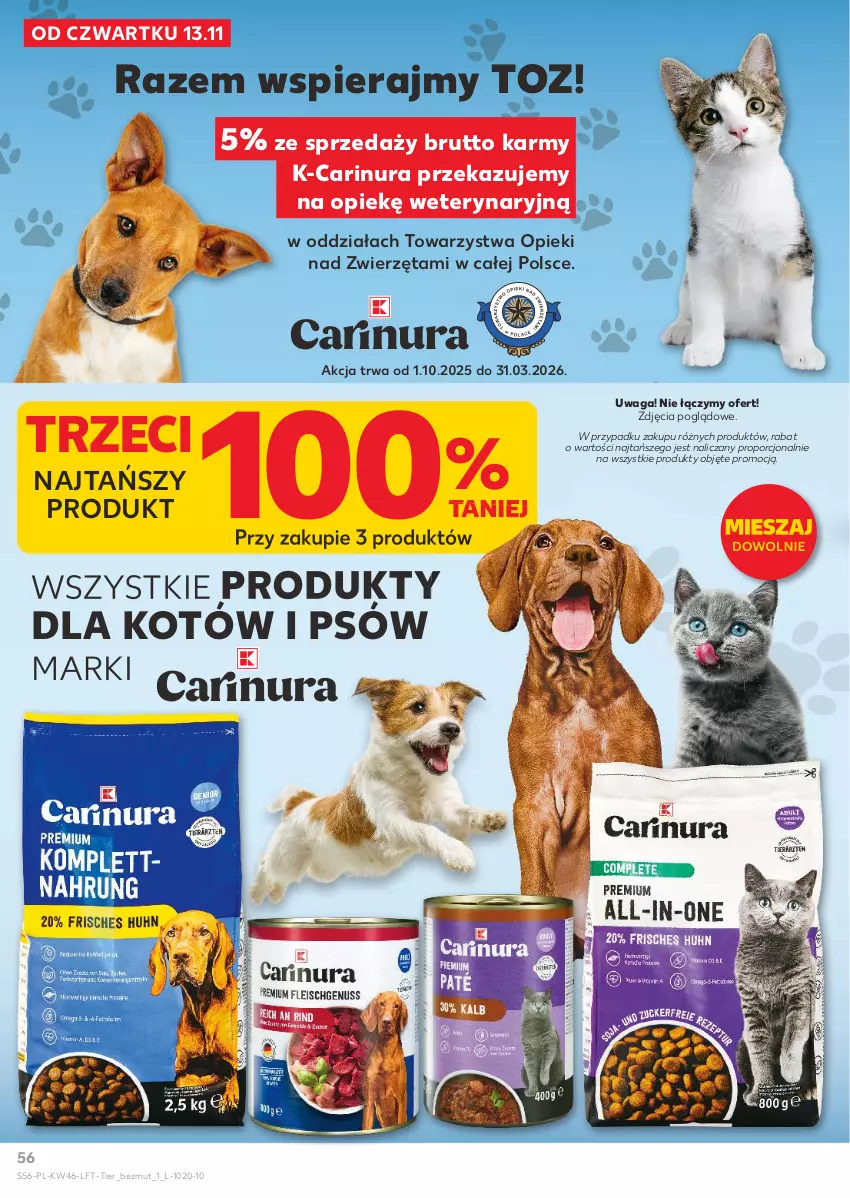 Gazetka promocyjna Kaufland - Gazetka tygodnia - ważna 13.11 do 19.11.2025 - strona 56 - produkty: Por, Waga, Zwierzęta