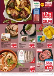 Gazetka promocyjna Kaufland - Gazetka tygodnia - Gazetka - ważna od 19.11 do 19.11.2025 - strona 29 - produkty: Kurczak, Polędwiczka wieprzowa, Podgrzybki, Burger, Kiełbasa biała, Kiełbasa