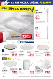 Gazetka promocyjna Makro - [Oferta promocyjna] Artykuły spożywcze i przemysłowe - Gazetka - ważna od 26.12 do 26.12.2021 - strona 20 - produkty: Piec, Por, Talerz obiadowy, Widelec, Forma do pieczenia, Talerz, Filiżanka, Kubek