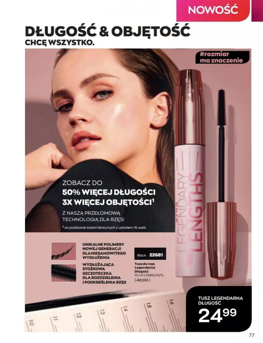 Gazetka promocyjna Avon - Katalog Avon 6/2022 kampania czerwiec - ważna 01.06 do 30.06.2022 - strona 77 - produkty: Tusz