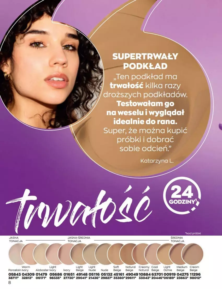 Gazetka promocyjna Avon - Katalog Avon 6/2022 kampania czerwiec - ważna 01.06 do 30.06.2022 - strona 8 - produkty: Cień, Fa, LG, Podkład